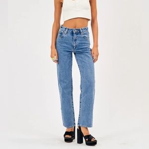 New Abrand A 94 High Straight Jeans Petite Georgia Size 31